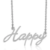 Best Sale 🎉 Sterling Silver Happy Necklace by Belk & Co. 😀