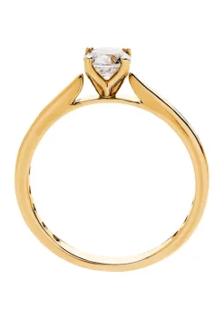 Best deal 😍 Grown With Love 1/2 ct. t.w. Lab Grown Diamond Solitaire Ring in 14K Yellow Gold by Belk & Co. 🤩 -DealsBelk & Co. Store Belk 29336