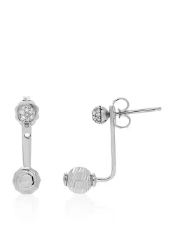 Cheap 🔥 0.104 ct. t.w. Diamond Earrings in Sterling Silver by Belk & Co. ✔️