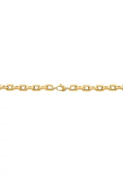 Outlet 🔥 6x10MM Papallel Oval Cable Link Necklace in 10K Yellow Gold by Belk & Co. 🎉 -DealsBelk & Co. Store Belk 29461