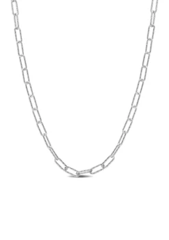 Deals 🌟 Sterling Silver Fancy Paperclip Chain Necklace by Belk & Co. ⌛