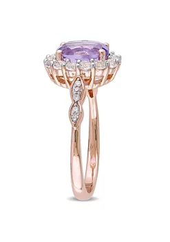 Deals ๐ Oval Shape Amethyst, White Topaz and Diamond Accent Vintage Ring in 14k Rose Gold by Belk & Co. ๐ 7 Deals ๐ Oval Shape Amethyst, White Topaz and Diamond Accent Vintage Ring in 14k Rose Gold by Belk & Co. ๐ -DealsBelk & Co. Store Belk 29494