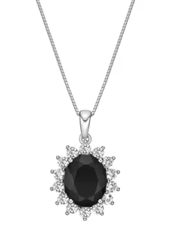 Brand new ๐งจ 2.5 ct. t.w. Black Onyx and 1.1 ct. t.w. Created White Sapphire Pendant Necklace in Sterling Silver by Belk & Co. ๐ฅ 7 Brand new ๐งจ 2.5 ct. t.w. Black Onyx and 1.1 ct. t.w. Created White Sapphire Pendant Necklace in Sterling Silver by Belk & Co. ๐ฅ -DealsBelk & Co. Store Belk 29509