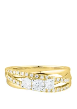 Best Sale ๐ 5/8 ct. t.w. Diamond Ring in 10K Yellow Gold by Belk & Co. ๐ฏ