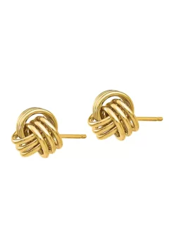 Best reviews of ✨ 14K Yellow Gold Polished Triple Knot Post Earrings by Belk & Co. 🌟 -DealsBelk & Co. Store Belk 29523