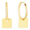 Flash Sale 🤩 14KY SQUARE DROP EARRING by Belk & Co. 🎁