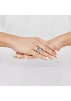 Deals ❤️ 1/4 ct. t.w. Diamond Stack Ring in Sterling Silver by Belk & Co. ✨ -DealsBelk & Co. Store Belk 2955