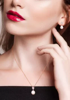 Cheap ๐ 1/5 CT TW Diamond and 3/4 CT TGW Morganite with 9-9.5mm White Freshwater Cultured Pearl Drop Earrings and Pendant Set in 10k Rose Gold by Belk & Co. โ 8 Cheap ๐ 1/5 CT TW Diamond and 3/4 CT TGW Morganite with 9-9.5mm White Freshwater Cultured Pearl Drop Earrings and Pendant Set in 10k Rose Gold by Belk & Co. โ -DealsBelk & Co. Store Belk 29594