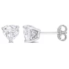 Best reviews of 💯 2 CT TGW Heart Shape White Topaz Earrings in Sterling Silver by Belk & Co. ✨