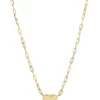 Cheap 🎁 10K Yellow Gold Heart Drop on Paperclip Chain Necklace by Belk & Co. 🎁