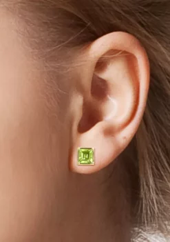 Best Pirce ⌛ 3.5 CT TGW Peridot Square Stud Earrings in 14k Yellow Gold by Belk & Co. 🌟 7 Best Pirce ⌛ 3.5 CT TGW Peridot Square Stud Earrings in 14k Yellow Gold by Belk & Co. 🌟 -DealsBelk & Co. Store Belk 29690