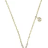 Cheap 🤩 Diamond Accent V Necklace in 14k Yellow Gold by Belk & Co. 🥰