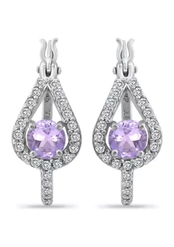 Best Pirce ๐ 1.94 ct. t.w. Amethyst and White Topaz Hoop Earrings in Sterling Silver by Belk & Co. โญ 7 Best Pirce ๐ 1.94 ct. t.w. Amethyst and White Topaz Hoop Earrings in Sterling Silver by Belk & Co. โญ -DealsBelk & Co. Store Belk 29763