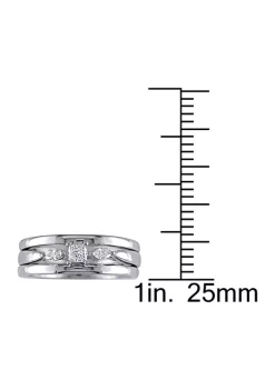 Top 10 🔥 1/4 CT TW Princess and Marquise-Cut Diamond 3-Piece Bridal Set in 10k White Gold by Belk & Co. 👍 -DealsBelk & Co. Store Belk 29792