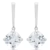 Buy ✨ 4.2 ct. t.w. White Topaz Drop Earrings by Belk & Co. 😍
