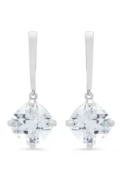 Buy ✨ 4.2 ct. t.w. White Topaz Drop Earrings by Belk & Co. 😍 -DealsBelk & Co. Store Belk 29840