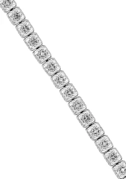 Buy 🎉 1/4 ct. t.w. Diamond Bracelet in Rhodium Plated Sterling Silver by Belk & Co. ⌛ -DealsBelk & Co. Store Belk 29843