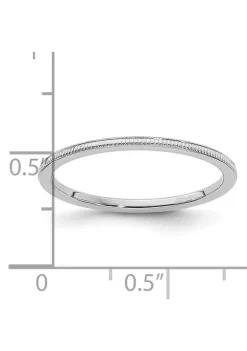 Best deal 🛒 10K Gold 1.2mm Milgrain Stackable Band by Belk & Co. 🎉 -DealsBelk & Co. Store Belk 29882