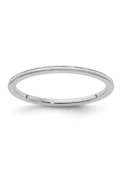 Best deal 🛒 10K Gold 1.2mm Milgrain Stackable Band by Belk & Co. 🎉 -DealsBelk & Co. Store Belk 29884