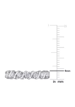 Best deal ✨ 1 ct. t.w. Created Moissanite Full Eternity Band in Sterling Silver by Belk & Co. ⭐ -DealsBelk & Co. Store Belk 29982