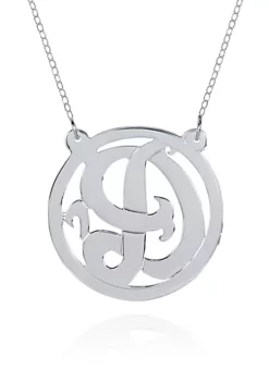 Top 10 🔔 Sterling Silver Circle Monogram Necklace by Belk & Co. 🎉 -DealsBelk & Co. Store Belk 30