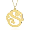 Flash Sale 💯 14k Yellow Gold S Monogram Necklace by Belk & Co. 🔔
