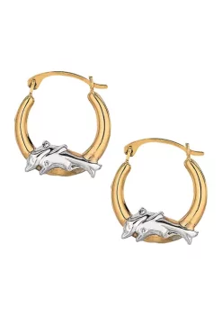 Brand new 👏 10KY Hoop Earring by Belk & Co. ⌛ -DealsBelk & Co. Store Belk 30116