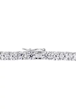 Outlet 🧨 Lab Created 14.23 ct. t.g.w. Created White Sapphire Bracelet in Sterling Silver by Belk & Co. 😀 -DealsBelk & Co. Store Belk 3015