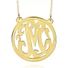 Promo 😉 10k Yellow Gold M Monogram Necklace by Belk & Co. ✔️