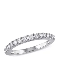 Discount ๐งจ 3/8 ct. t.w. Diamond Eternity Ring in 14K White Gold by Belk & Co. โ๏ธ