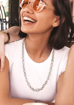 Promo 💯 Sterling Silver Rolo Chain Necklace by Belk & Co. 🎉 -DealsBelk & Co. Store Belk 30275