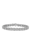 Discount 😀 2.88 ct. t.w. Diamond Tennis Bracelet in 14K White Gold by Belk & Co. 🤩