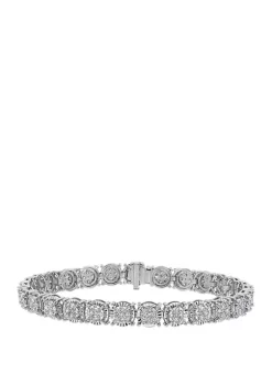 Discount ๐ 2.88 ct. t.w. Diamond Tennis Bracelet in 14K White Gold by Belk & Co. ๐คฉ