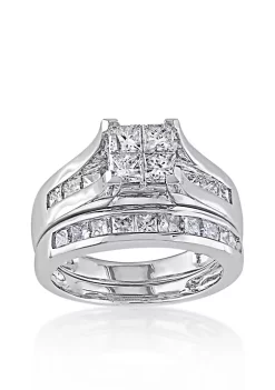 Best Sale ๐ 2 ct. t.w. Diamond Bridal Ring Set in 14k White Gold by Belk & Co. ๐ 5 Best Sale ๐ 2 ct. t.w. Diamond Bridal Ring Set in 14k White Gold by Belk & Co. ๐ -DealsBelk & Co. Store Belk 30314