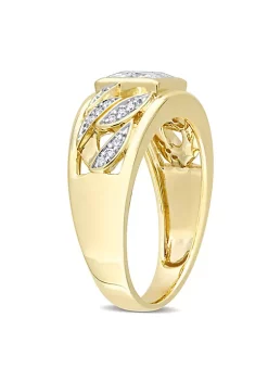 New 👏 Lab Created 1.3 ct. t.g.w. Created Moissanite Men's Ring with Link Design in 10K Yellow Gold by Belk & Co. 🎉 9 New 👏 Lab Created 1.3 ct. t.g.w. Created Moissanite Men's Ring with Link Design in 10K Yellow Gold by Belk & Co. 🎉 -DealsBelk & Co. Store Belk 30330