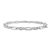 New 😉 Sterling Silver 6mm Figaro Chain Bracelet, 9" by Belk & Co. 😍