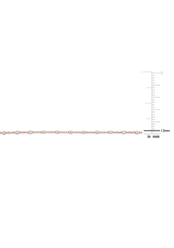 Cheapest ✔️ Two-Tone White Bead Chain Necklace in 18k Rose Gold Plated Sterling Silver, 20" by Belk & Co. 🌟 -DealsBelk & Co. Store Belk 30410