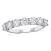Deals ⌛ 1.75 ct. t.g.w. Lab Created Diamond Semi-Eternity Anniversary Band in 14K White Gold by Belk & Co. 😉