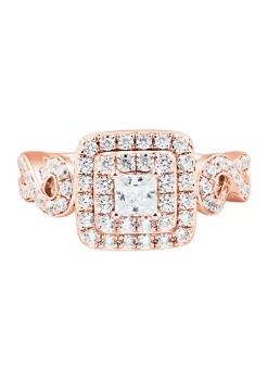 Cheapest 🤩 1.25 ct. t.w. Diamond Engagement Ring in 14K Rose Gold by Belk & Co. 🎉
