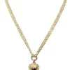 Buy 🎉 Heart Drop Necklace in 10K Yellow Gold by Belk & Co. ❤️