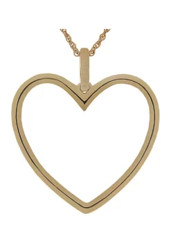 Brand new 🛒 1/6 ct. t.w. Diamond Heart Pendant Necklace in 10k Yellow Gold by Belk & Co. 🌟 -DealsBelk & Co. Store Belk 30487