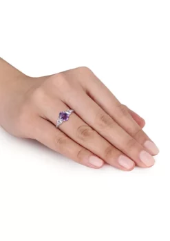 Discount ๐ฅ Oval Cut Amethyst and Created White Sapphire 3-Stone Ring in Sterling Silver by Belk & Co. โค๏ธ 9 Discount ๐ฅ Oval Cut Amethyst and Created White Sapphire 3-Stone Ring in Sterling Silver by Belk & Co. โค๏ธ -DealsBelk & Co. Store Belk 3050