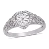Top 10 👏 1/5 ct. t.w. Diamond Heart Ring In Sterling Silver by Belk & Co. 🔔