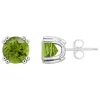 Outlet 😉 Sterling Silver 7mm Round Peridot Stud Earrings by Belk & Co. 🤩