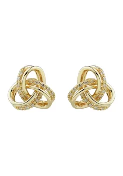 Best Sale 🤩 1/10 ct. t.w. Diamond Earrings in 10K Yellow Gold by Belk & Co. 🧨