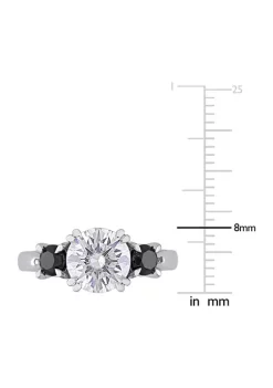 Wholesale ๐งจ 2 ct. t.w. Created Moissanite and 3/4 ct. t.w. Black Diamond 3-Stone Engagement Ring in 10K White Gold by Belk & Co. โญ 9 Wholesale ๐งจ 2 ct. t.w. Created Moissanite and 3/4 ct. t.w. Black Diamond 3-Stone Engagement Ring in 10K White Gold by Belk & Co. โญ -DealsBelk & Co. Store Belk 30556