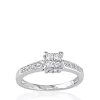 Flash Sale ✔️ 1/4 ct. t.w. Diamond Engagement Ring in 10k White Gold by Belk & Co. ✨
