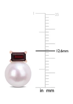 Outlet ๐งจ 9-9.5mm Cultured Freshwater Pearl and 4/5 CT TGW Garnet Stud Earrings in 10k Rose Gold by Belk & Co. ๐ฅ 7 Outlet ๐งจ 9-9.5mm Cultured Freshwater Pearl and 4/5 CT TGW Garnet Stud Earrings in 10k Rose Gold by Belk & Co. ๐ฅ -DealsBelk & Co. Store Belk 30587
