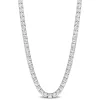 Buy ❤️ 26.5 ct. t.g.w. Created Moissanite Necklace in Sterling Silver by Belk & Co. 😉