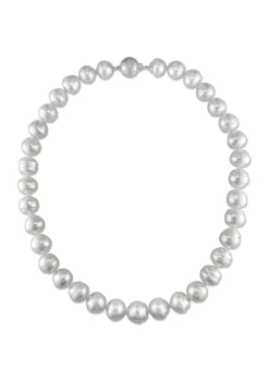 Wholesale ✨ 11-14MM South Sea Pearl Graduated 18" Strand Necklace with 14k White Gold Diamond Clasp by Belk & Co. ✨ -DealsBelk & Co. Store Belk 30703